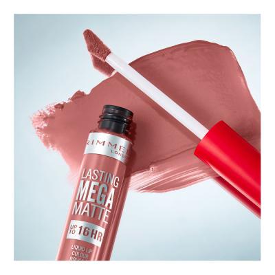 Rimmel London Lasting Mega Matte Liquid Lip Colour Ruj de buze pentru femei 7,4 ml Nuanţă Blush