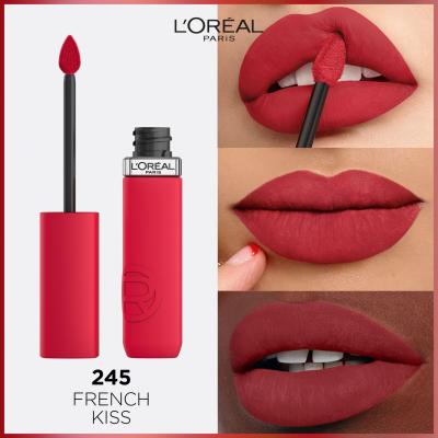 L&#039;Oréal Paris Infaillible Matte Resistance Lipstick Ruj de buze pentru femei 5 ml Nuanţă 245 French Kiss