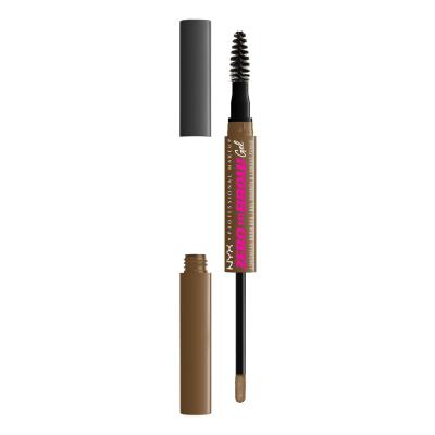 NYX Professional Makeup Zero To Brow Gel și ceară pentru femei 2 ml Nuanţă 03 Taupe