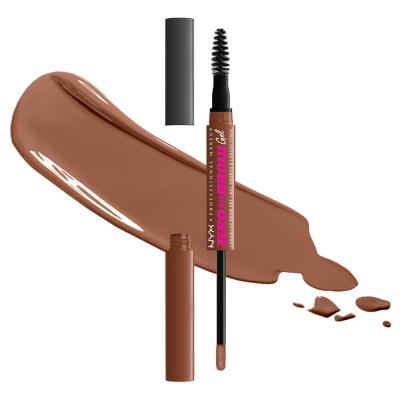 NYX Professional Makeup Zero To Brow Gel și ceară pentru femei 2 ml Nuanţă 04 Auburn