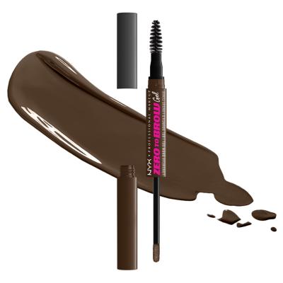 NYX Professional Makeup Zero To Brow Gel și ceară pentru femei 2 ml Nuanţă 07 Espresso