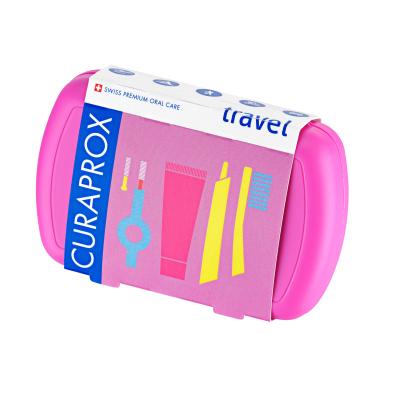 Curaprox Travel Set Pink Periuțe de dinți Set