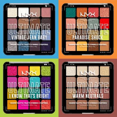 NYX Professional Makeup Ultimate Fard de pleoape pentru femei 13,28 g Nuanţă 01 Paradise Shock