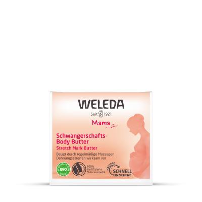 Weleda Mother Stretch Mark Body Butter Celulită și vergeturi pentru femei 150 ml