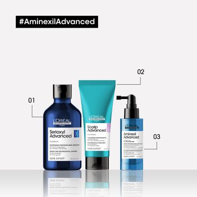 L&#039;Oréal Professionnel Aminexil Advanced Anti-Hair Loss Professional Serum Anti-cădere păr pentru femei 90 ml