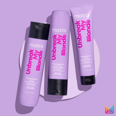 Matrix Unbreak My Blonde Reviving Leave-In Treatment Cremă de păr pentru femei 150 ml