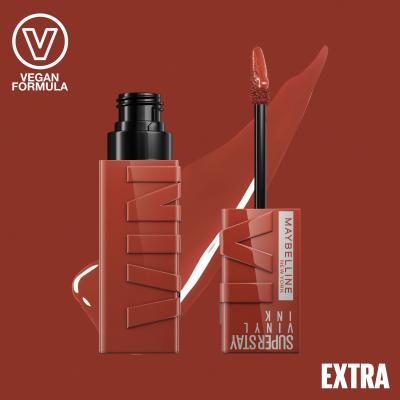 Maybelline Superstay Vinyl Ink Liquid Ruj de buze pentru femei 4,2 ml Nuanţă 130 Extra