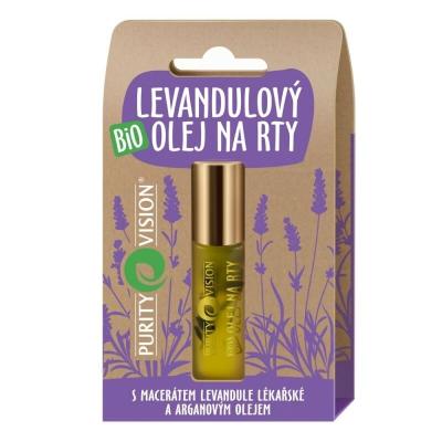 Purity Vision Lavender Bio Lip Oil Ulei de buze 10 ml