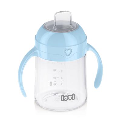 LOVI First Cup With Spout Blue 6m+ Căni pentru copii 150 ml