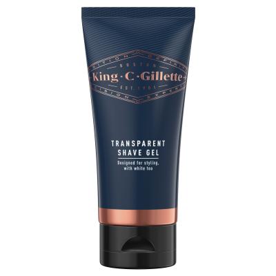 Gillette King C. Transparent Shave Gel Gel de ras pentru bărbați Set