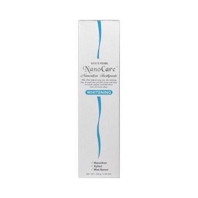 White Pearl NanoCare Whitening Nanosilver Toothpaste Pastă de dinți 100 g