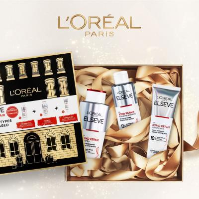 L&#039;Oréal Paris Elseve Bond Repair Set cadou șampon Elseve Bond Repair  200 ml + pre-șamponare Elseve Bond Repair  200 ml + balsam Elseve Bond Repair 150 ml