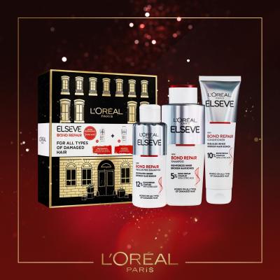 L&#039;Oréal Paris Elseve Bond Repair Set cadou șampon Elseve Bond Repair  200 ml + pre-șamponare Elseve Bond Repair  200 ml + balsam Elseve Bond Repair 150 ml