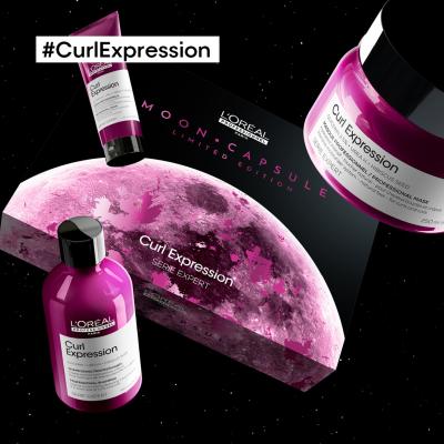 L&#039;Oréal Professionnel Curl Expression Moon Capsule Limited Edition Set cadou Sampon Curl Expression Professional Shampoo 300 ml + mască de păr Curl Expression Professional Mask 250 ml + cremă de păr Curl Expression 10-In-1 Professional Cream 200 ml