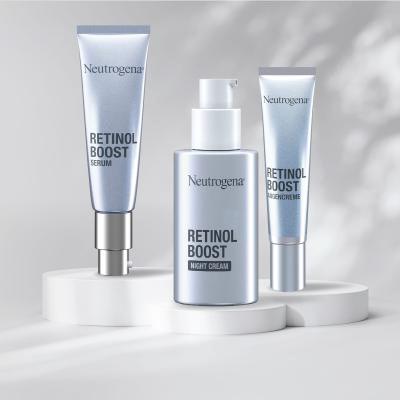 Neutrogena Retinol Boost Set cadou Crema de noapte Retinol Boost Night Cream 50 ml + ser facial de zi Retinol Boost Serum 30 ml + crema de ochi Retinol Boost Eye Cream 15 ml