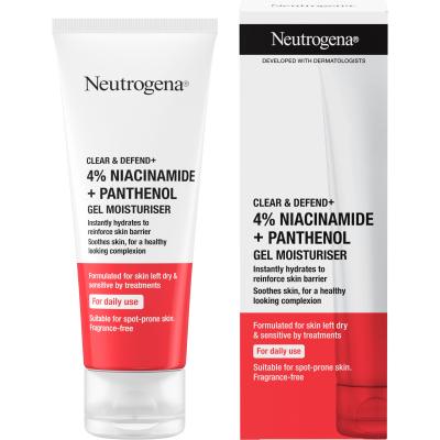 Neutrogena Clear &amp; Defend+ Gel Moisturiser Cremă gel 50 ml