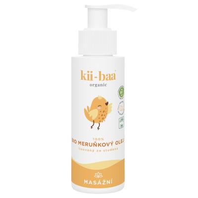 Kii-Baa Organic Baby Bio Apricot Oil Ulei de corp pentru copii 100 ml