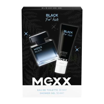 Mexx Black Man Set cadou Apă de toaletă 30 ml + gel de duș 50 ml