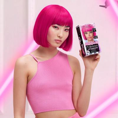 L&#039;Oréal Paris Préférence Meta Vivids Vopsea de păr pentru femei 75 ml Nuanţă 7.222 Meta Pink