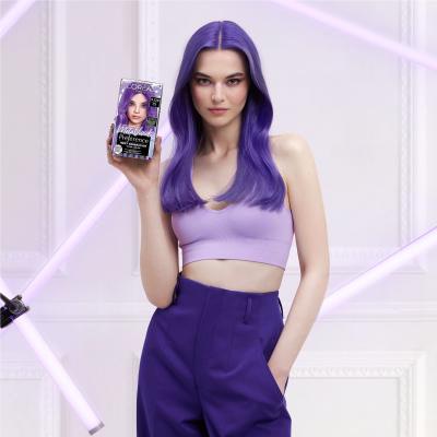 L&#039;Oréal Paris Préférence Meta Vivids Vopsea de păr pentru femei 75 ml Nuanţă 9.120 Meta Lilac