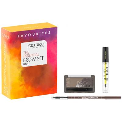 Catrice The Essential Brow Set Set cadou Creion de sprancene Eye Brow Stylist 1,6 g 020 Date With Ash-Ton + pudra de sprancene Brow Powder Waterproof 4 g 010 Ash Blond + gel de sprancene Super Glue Brow Styling Gel 4 ml 010 Ultra Hold