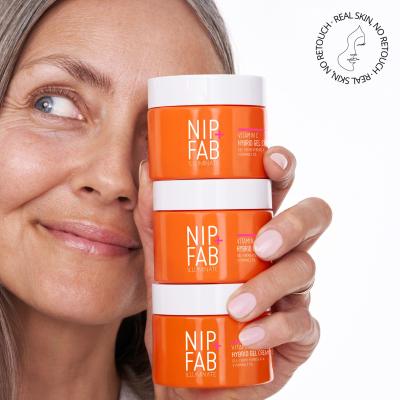 NIP+FAB Illuminate Vitamin C Fix Hybrid Gel Cream 5% Cremă de zi pentru femei 50 ml