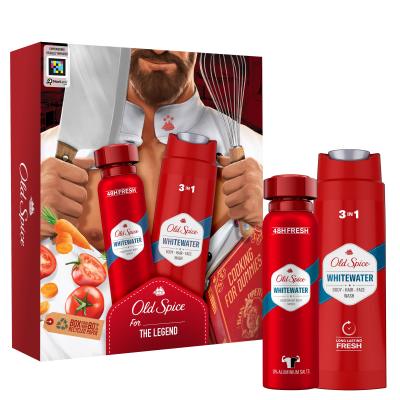 Old Spice Whitewater Set cadou Deodorant 150 ml + gel de duș 3în1 250 ml