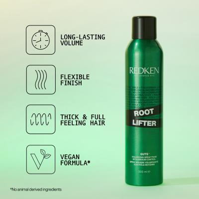 Redken Guts 10 Spumă de păr pentru femei 300 ml