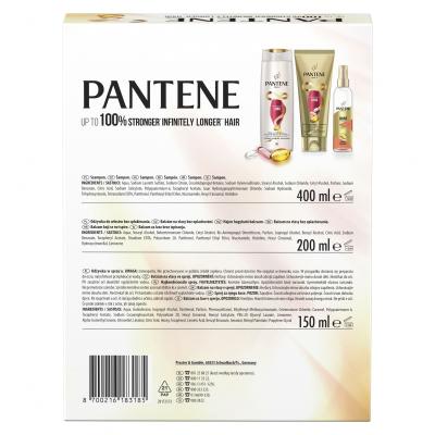 Pantene PRO-V Infinitely Long Set Set cadou Șampon Infinitely Long 400ml + balsam fără clătire Infinitely Long 200ml + balsam spray Shine SOS 150ml