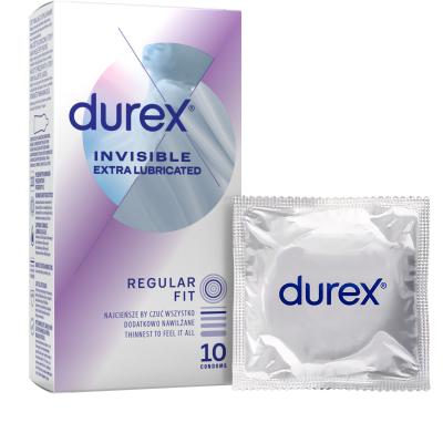 Durex Invisible Extra Lubricated Prezervative pentru bărbați Set