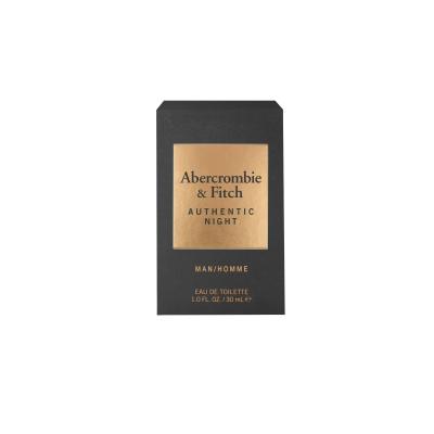 Abercrombie &amp; Fitch Authentic Night Apă de toaletă pentru bărbați 30 ml