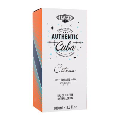 Cuba Authentic Citrus Apă de toaletă pentru bărbați 100 ml