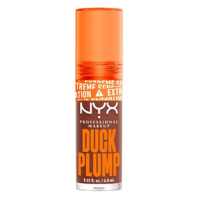 NYX Professional Makeup Duck Plump Luciu de buze pentru femei 6,8 ml Nuanţă 07 Mocha Me Crazy