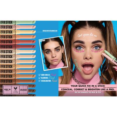 NYX Professional Makeup Pro Fix Stick Correcting Concealer Anticearcăn pentru femei 1,6 g Nuanţă 0.2 Pink