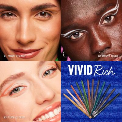 NYX Professional Makeup Vivid Rich Mechanical Liner Creion de ochi pentru femei 0,28 g Nuanţă 16 Always Onyx