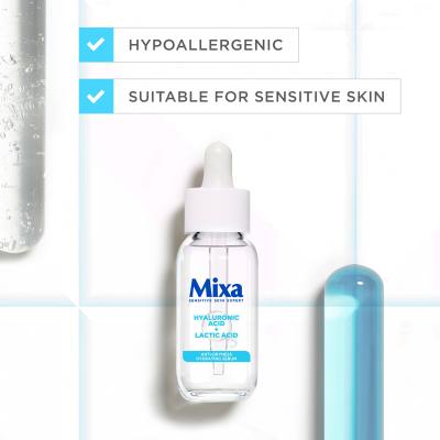 Mixa Hyaluronic Acid + Lactic Acid Anti-Dryness Hydrating Serum Ser facial pentru femei 30 ml