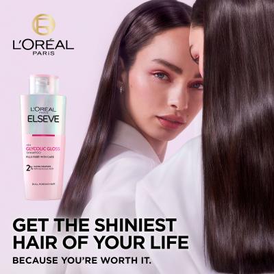 L&#039;Oréal Paris Elseve Glycolic Gloss Shampoo Șampon pentru femei 200 ml