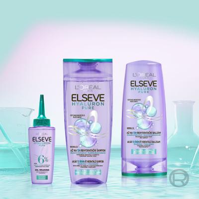 L&#039;Oréal Paris Elseve Hyaluron Pure Șampon pentru femei 250 ml