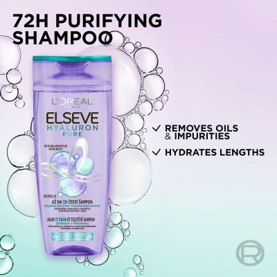 L&#039;Oréal Paris Elseve Hyaluron Pure Șampon pentru femei 250 ml