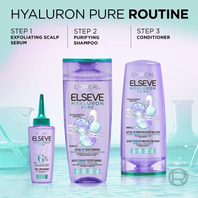 L&#039;Oréal Paris Elseve Hyaluron Pure Șampon pentru femei 400 ml