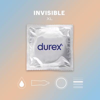 Durex Invisible XL Prezervative pentru bărbați Set