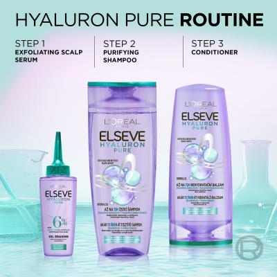 L&#039;Oréal Paris Elseve Hyaluron Pure Oil Erasing Scalp Serum Tratament de păr pentru femei 102 ml