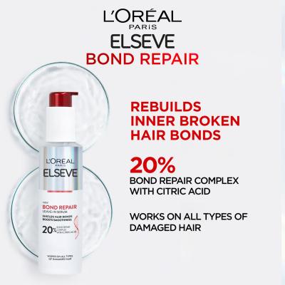 L&#039;Oréal Paris Elseve Bond Repair Leave-In Serum Tratament de păr pentru femei 150 ml