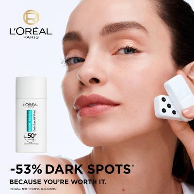 L&#039;Oréal Paris Bright Reveal Dark Spot UV Fluid SPF50+ Cremă de zi 50 ml