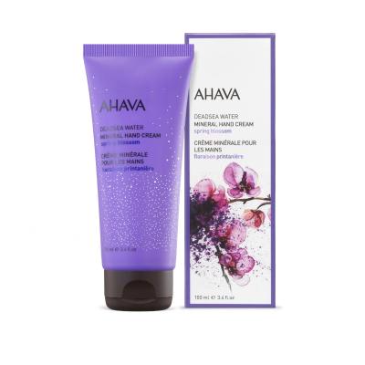 AHAVA Deadsea Water Mineral Hand Cream Spring Blossom Cremă de mâini pentru femei 100 ml