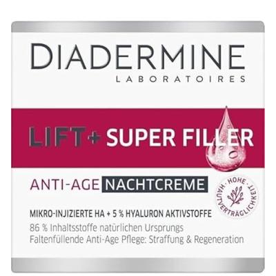 Diadermine Lift+ Super Filler Anti-Age Night Cream Cremă de noapte pentru femei 50 ml