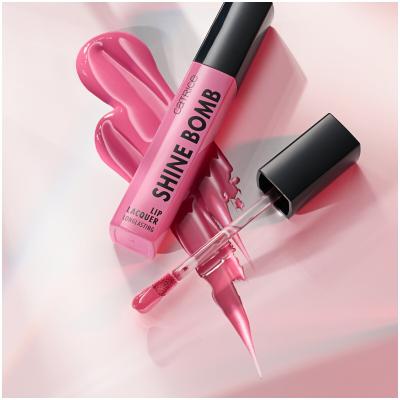 Catrice Shine Bomb Lip Lacquer Ruj de buze pentru femei 3 ml Nuanţă 060 Pinky Promise