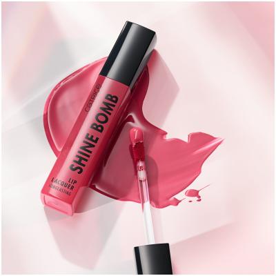 Catrice Shine Bomb Lip Lacquer Ruj de buze pentru femei 3 ml Nuanţă 050 Feelin Berry Special