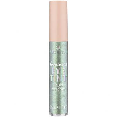 Essence Luminous Eye Tint Liquid Shadow Fard de pleoape pentru femei 6 ml Nuanţă 06 Sparkly Jade