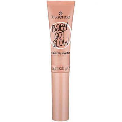 Essence Baby Got Glow Liquid Highlighter Iluminator pentru femei 10 ml Nuanţă 30 Breezy Bronze